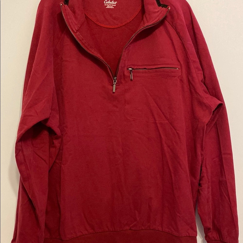 Cabela's Men's Red Sweater